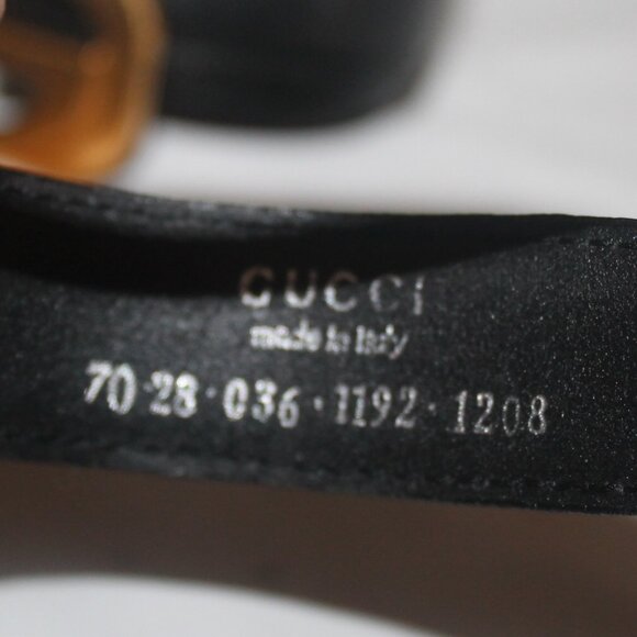 Authentic Vintage GUCCI GG Logo Belt Lot  Unisex - Picture 5 of 14